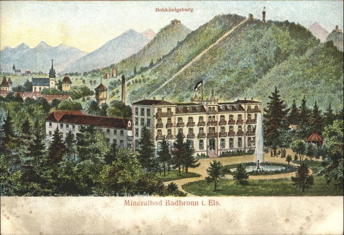 Badbronn Elsass Hohkönigsburg Mineralbad