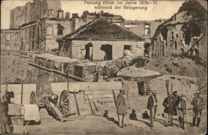 Bitsch Lothringen Bitsch Festung Belagerung