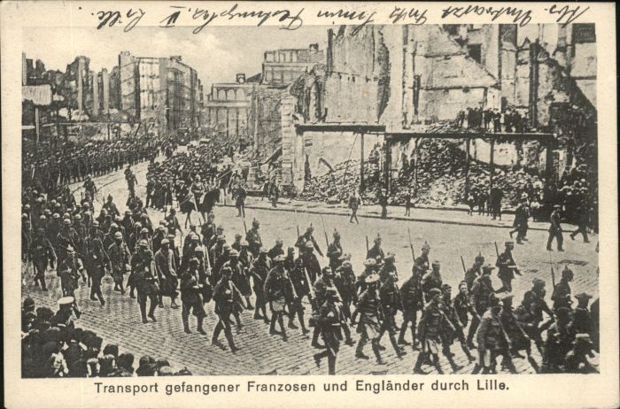 Lille Nord Lille Gefangener Transport