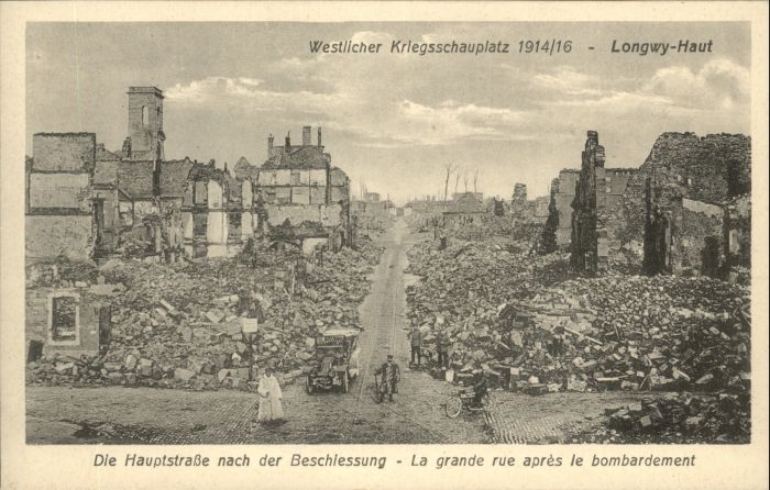 Longwy Lothringen Longwy-Haut Hauptstrasse