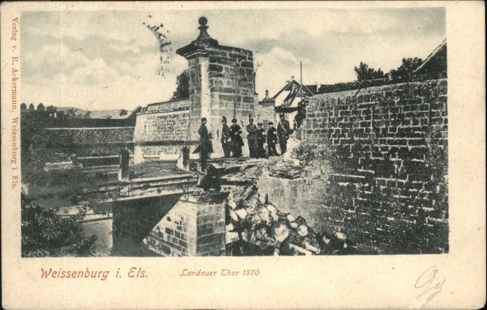 Weissenburg Bayern Weissenburg Landauer Thor