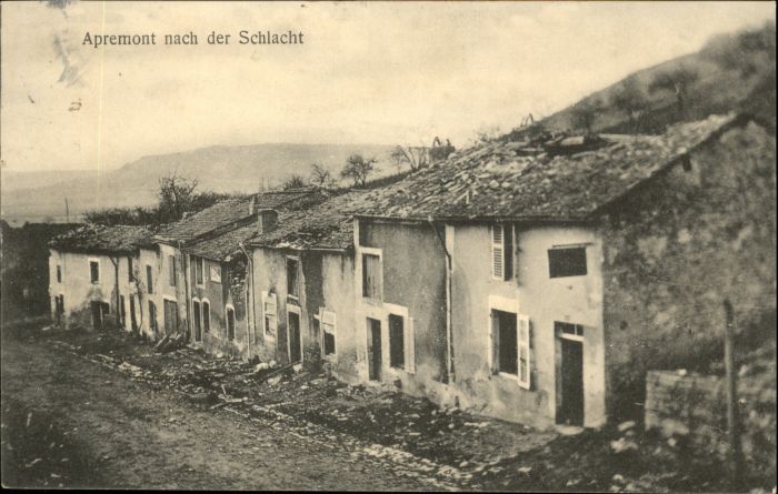 Apremont-la-Foret Zerstörung