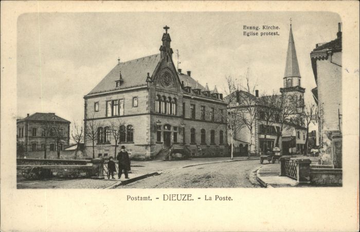 Dieuze Postamt Kirche