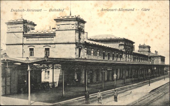 Avricourt Sarrebourg Gare Bahnhof