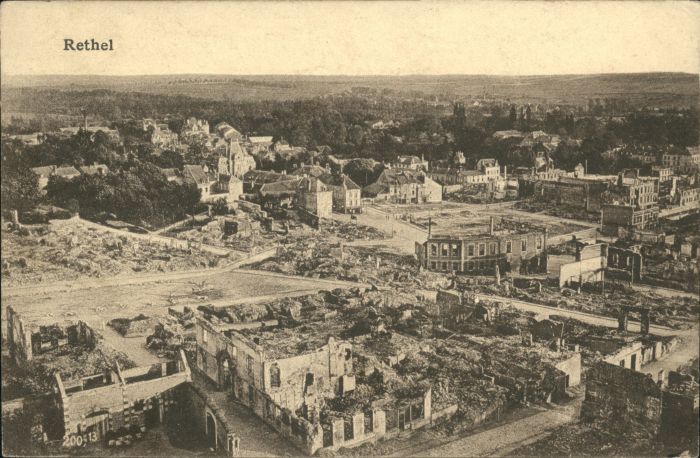 Rethel Ardennes Rethel Zerstört