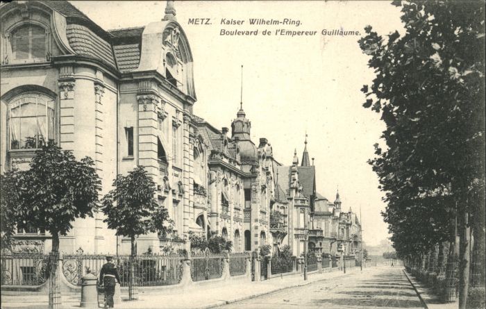 Metz  57 Moselle Metz Kaiser Wilhelm Ring Boulevard I Em