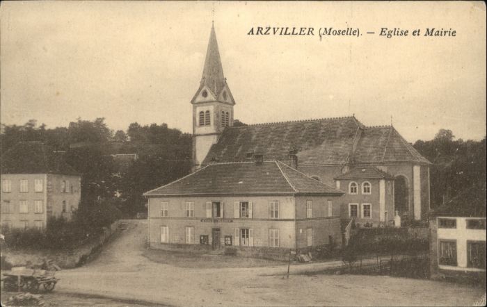 Arzviller Moselle Eglise Mairie