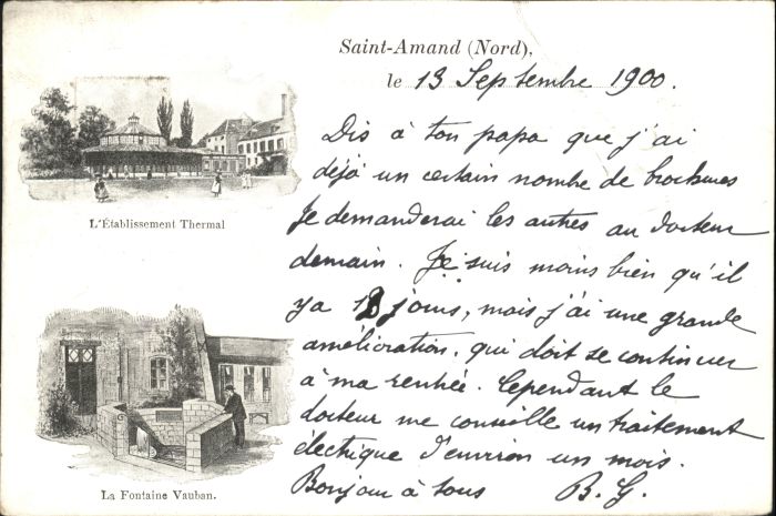 Saint-Amand Etablissment Thermal Fontaine Vauban