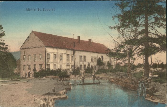 Saint-Souplet Mühle Boot