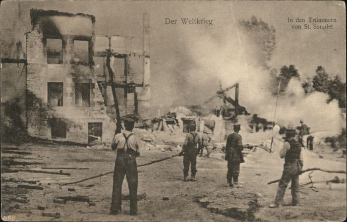 Saint-Souplet Trümmer