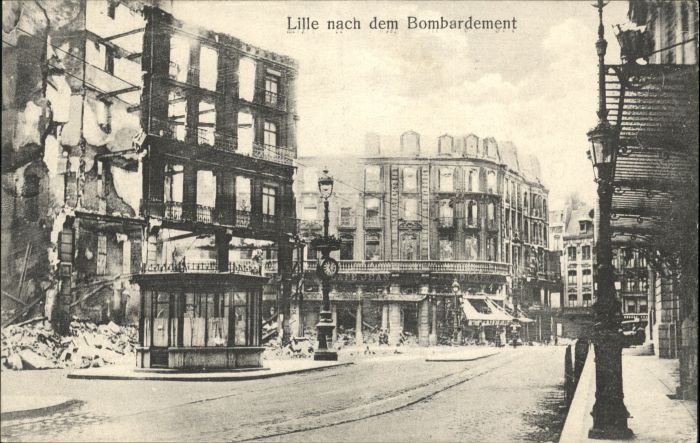 Lille Nord Lille Bombardement
