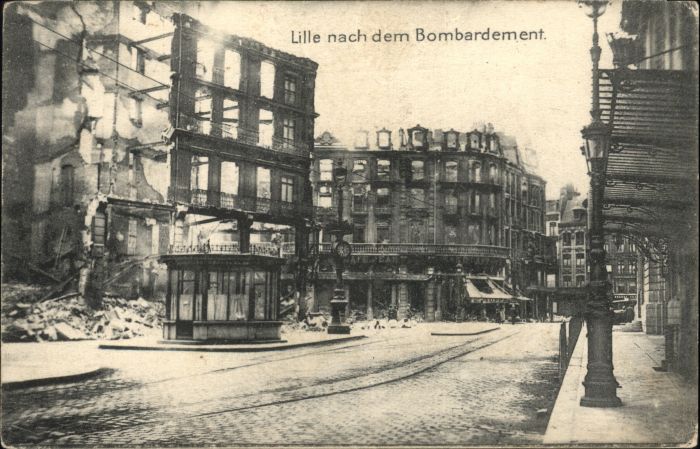 Lille Nord Lille Bombardement