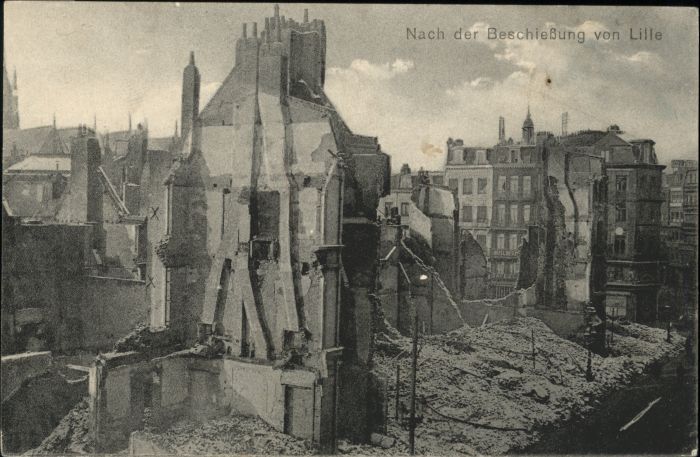 Lille Nord Lille Zerstört