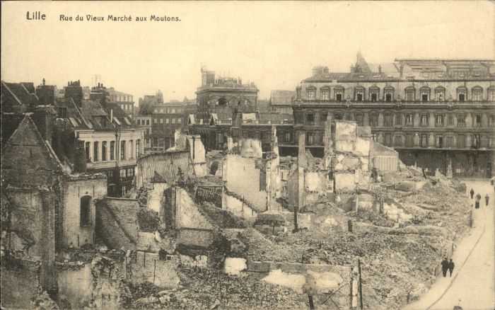 Lille Nord Lille Rue Vieux Marche Moutons