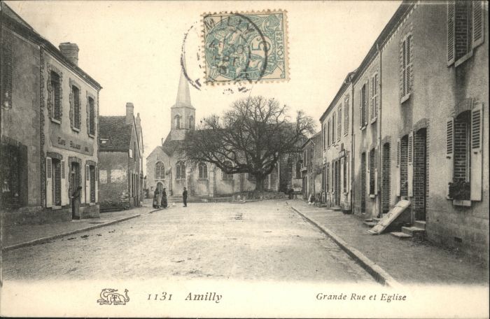 Amilly Loiret Grande Rue Eglise