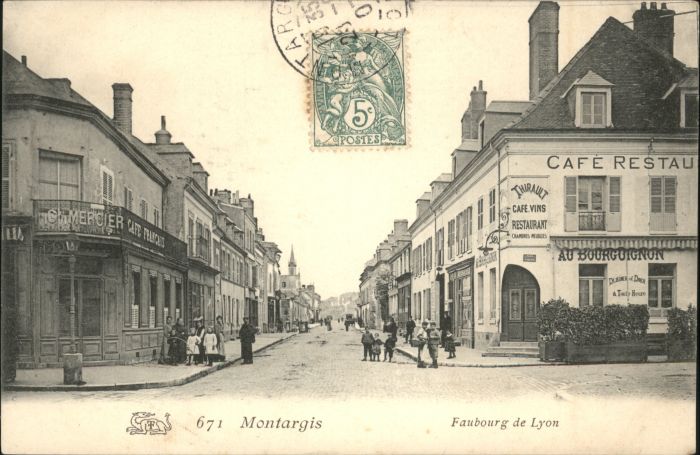 Montargis Loiret Montargis Faubourg Lyon Cafe Restaurant