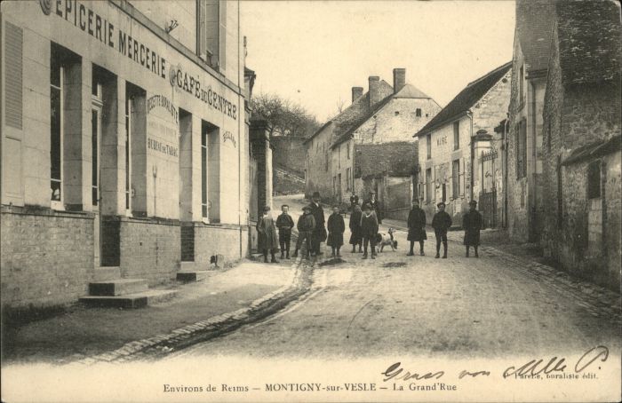 Montigny-sur-Vesle Grande Rue Cafe Centre