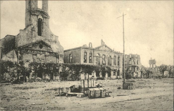 Longwy Lothringen Longwy Kirche Stadthaus