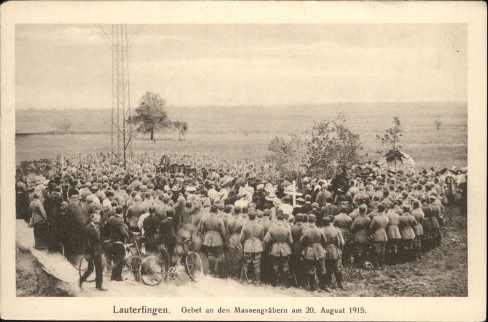 Lauterfingen Gebet Massengräber