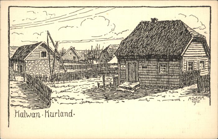 Kalwan Kurland Künstler H. Semm