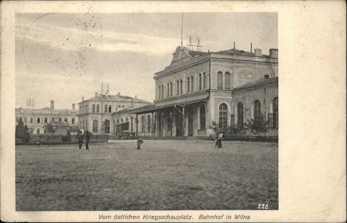 Wilna Wilno Wilna Bahnhof