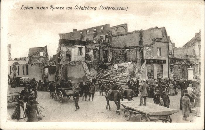 Ortelsburg Ostpreussen Ruinen Zerstörung