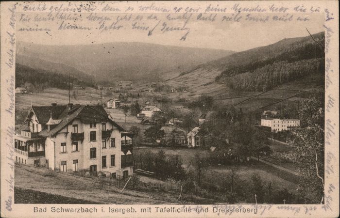 Bad Schwarzbach Isergebirge Tafelfichte Dresslerberg