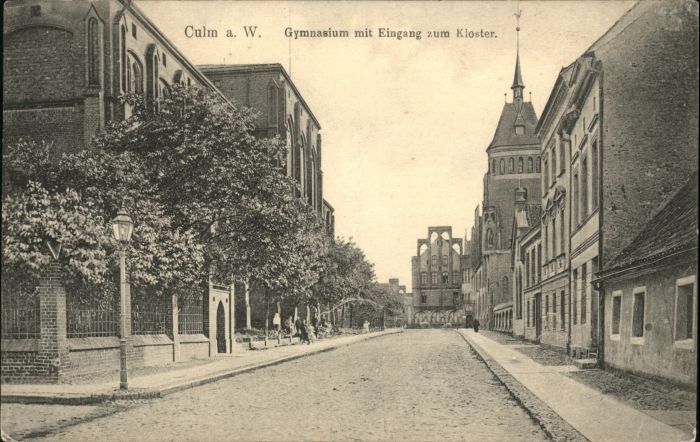 Culm  Weichsel Westpreussen Chelmno nad  Culm a. W. Schule Kloster