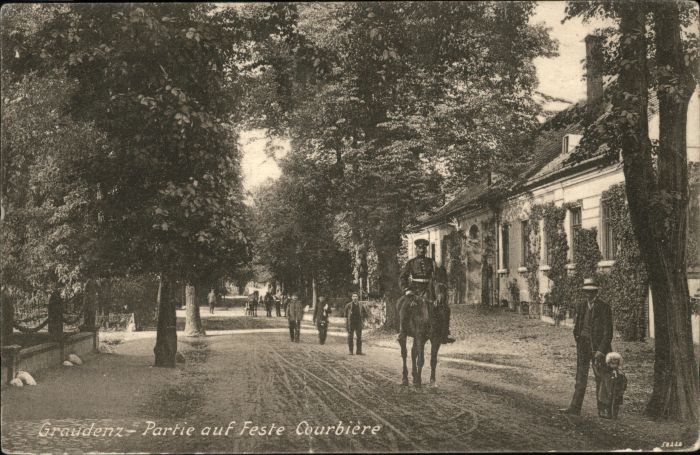 Graudenz Westpreussen Graudenz Feste Courbiere Pferd