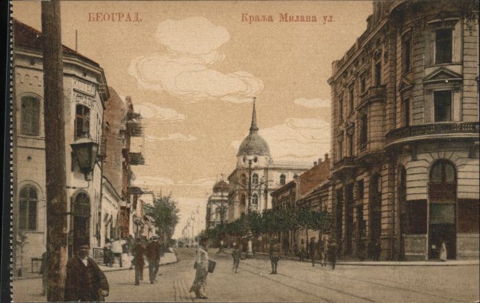 Belgrad Serbien Belgrad Beograd Belgrade Rue Roi Milan