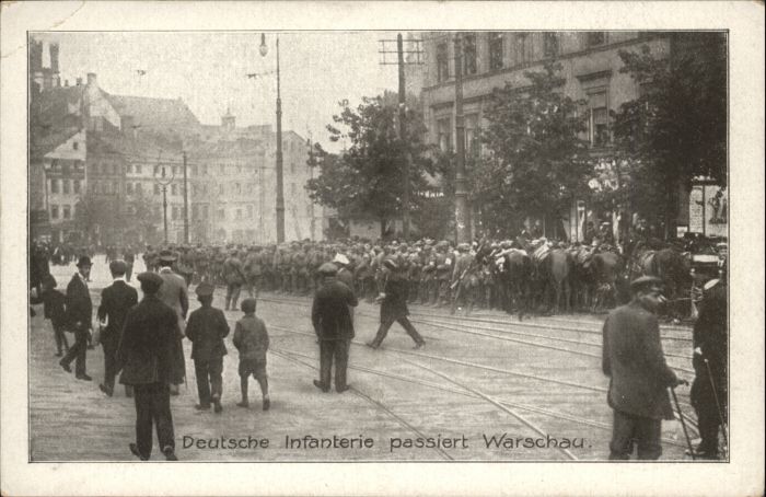 Warschau Masowien Warschau Infanterie Soldaten