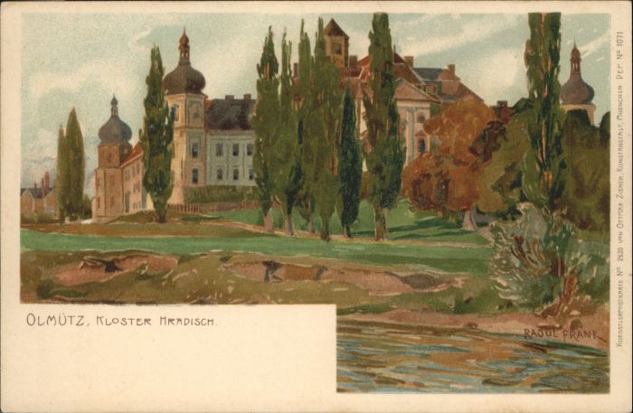 Olmuetz Olomouc Olmütz Kloster Hradisch Künstler Raoul