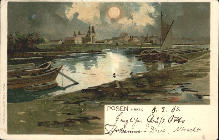 Posen Poznan Posen Hafen