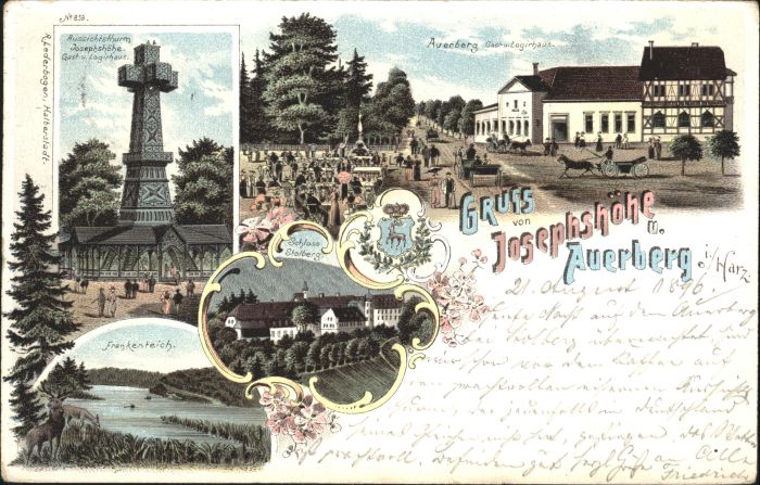 Auerberg Harz Josephshöhe Schloss Stolberg Logierhaus