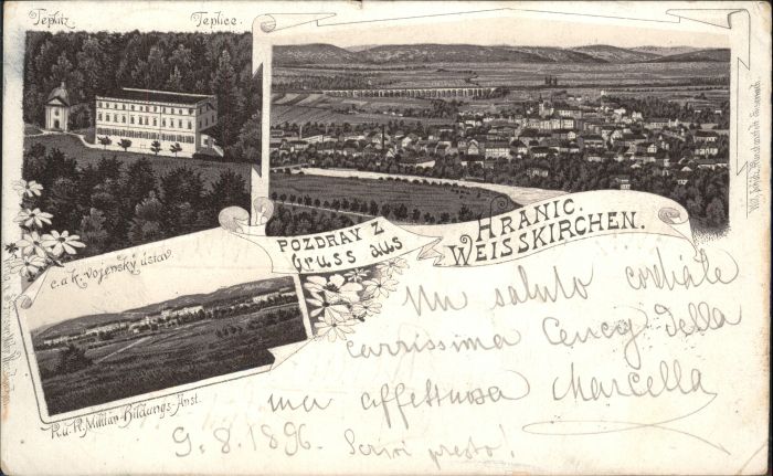 Weisskirchen Hranic Teplitz Teplice Militär-Bildungs