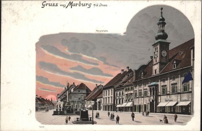 Marburg Drau Maribor Marburg_Drau Hauptplatz