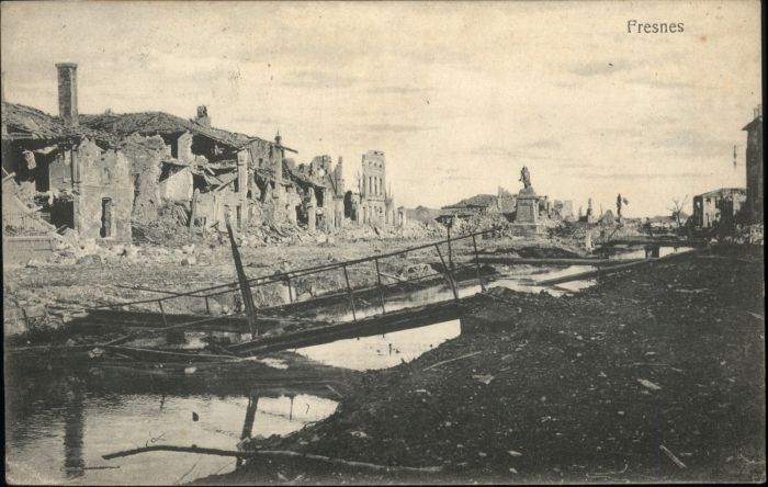 Fresnes-les-Montauban Zerstörung