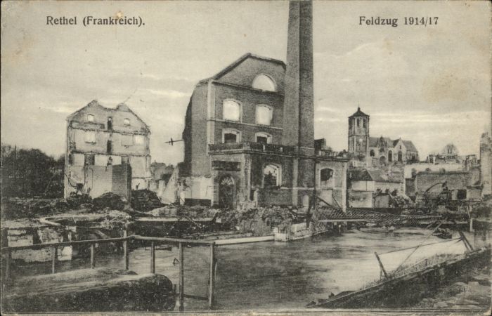 Rethel Ardennes Rethel Zerstörung