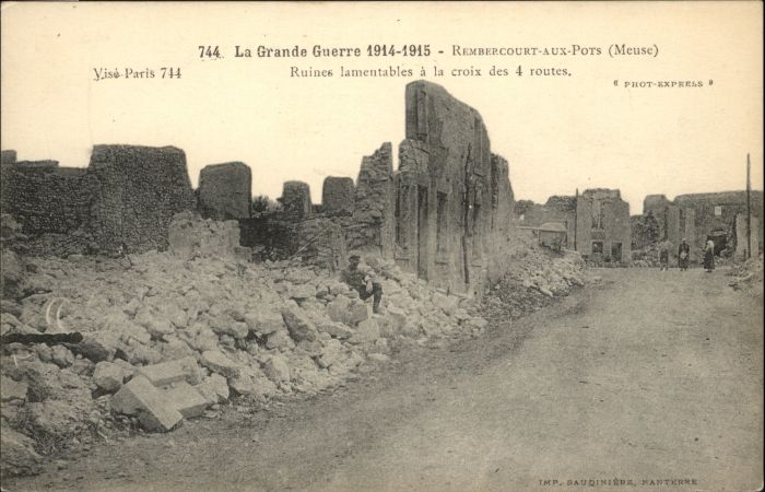 Rembercourt-Sommaisne Rembercourt-aux-Pots Meuse Ruines Lamen