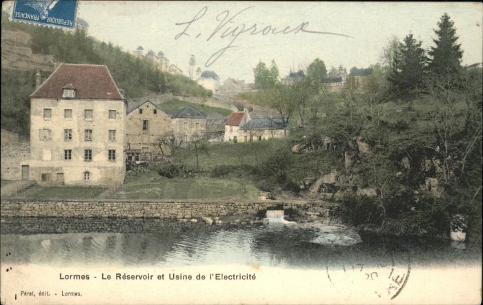 Lormes Reservoir Usine Electricite