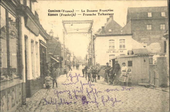 Comines Lille Komen Douane Francaise Cafe Belle Vue