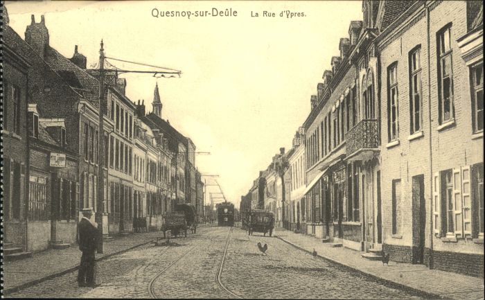 Quesnoy-sur-Deule Rue Ypres Strassenbahn