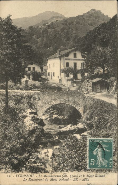 Itxassou Montdarrain Mont Roland Restaurant