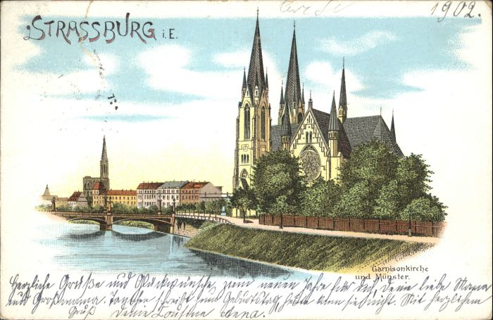 Strasbourg Alsace Strassburg_Elsass Garnisonkirche Münste