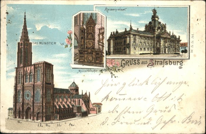 Strasbourg Alsace Strassburg_Elsass Münster Kaiserpalast