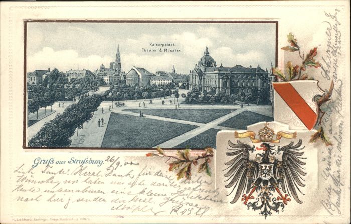 Strasbourg Alsace Strassburg_Elsass Kaiserpalast Theater