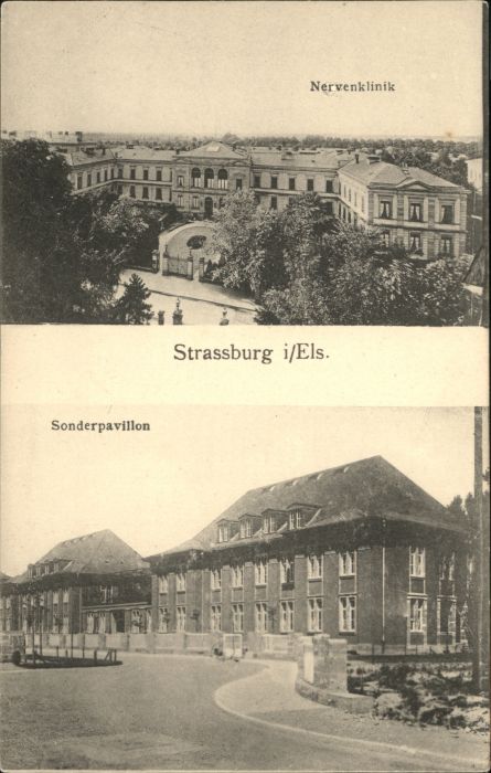 Strasbourg Alsace Strassburg_Elsass Nervenklinik Sonderpa