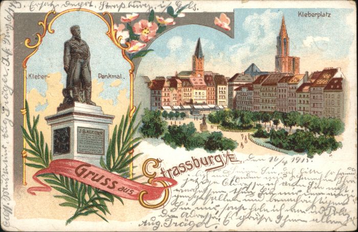 Strasbourg Alsace Strassburg_Elsass Kleber-Denkmal Kleber