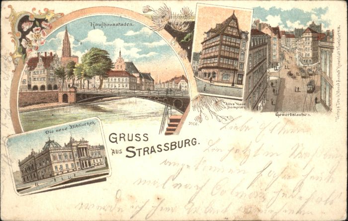Strasbourg Alsace Strassburg_Elsass Strassenbahn Kaufhaus