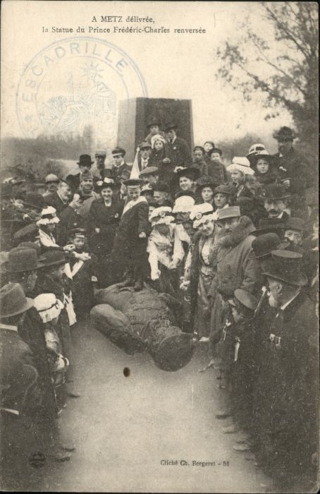 Metz 57 Moselle Metz Statue Prince Frederic-Charles